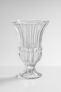 Homewares: Deluxe Clear Cut Glass Table Vase