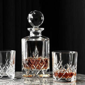 Homewares: 7 Piece Bohemia Crystal Whisky Decanter & Glasses Set