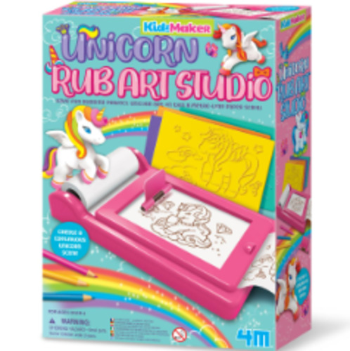 Baby And Child: KidzMaker Unicorn Rub Art Studio