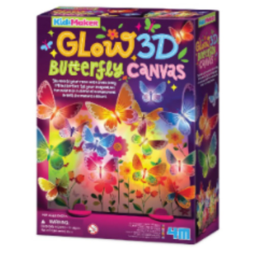 Baby And Child: KidzMaker Glow 3D Butterfly Canvas