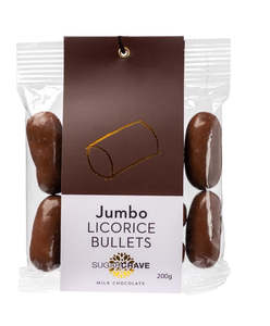 Gifting: Milk Chocolate Jumbo Licorice Bullets