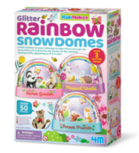 Arts Crafts: KidzMaker Glitter Rainbow Dome