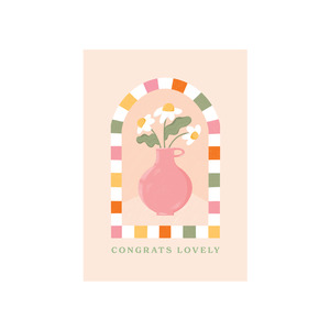 Gifting: Iko Iko Card - Congrats Lovely