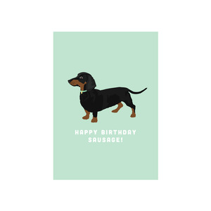 Gifting: Iko Iko Card - Happy Birthday Sausage!
