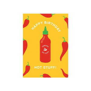 Iko Iko Card - Happy Birthday Hot Stuff!