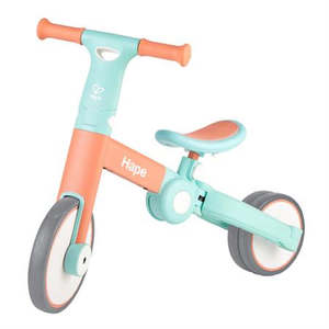Hape: Hape Transforming Rider Bike - Pink and Turquoise