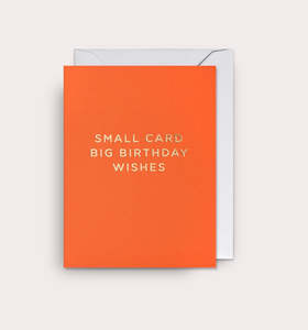 Lagom Design: Small Card, Big Birthday Wishes Mini Card