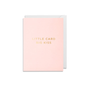 Lagom Design: Little Card, Big Kiss Mini Card