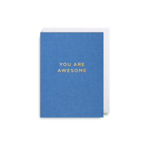 Lagom Design: You Are Awesome Mini Card