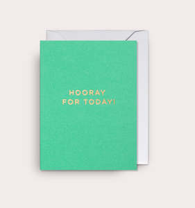 Lagom Design: Hooray for Today! Mini Card