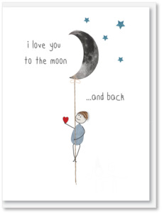Icandy: iCandy Card - I Love You to the Moon  ... And Back