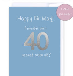 iCandy Card - Happy Birthday Remember When … Seemed So Old