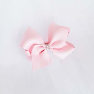 Love Sunshine: L&S - Pink Ribbon Bow Hair Clip