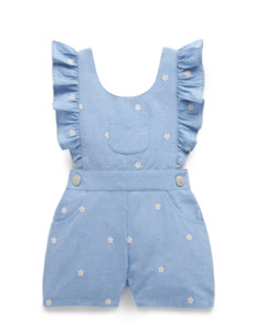 Blue Daisy Overalls