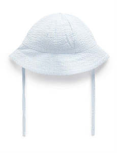 Coastal Blue Stripe Sunhat