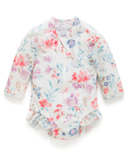 Long Sleeve Swim Suit - Full Bloom