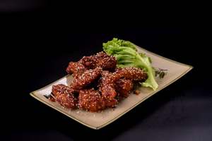 Skewer Dumplings: CR4 - SPICY KOREAN STYLE CRUNCHY CHICKEN NIBBLES