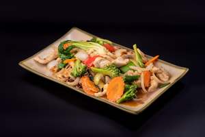 Stir Fried Noodles: SF2 - STIR FIED FLAT NOODLE