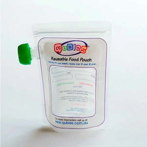 QUBIES REUSABLE POUCHES 10 X PACK