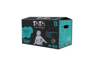 Nappies Wetbags: TOTO PREMIUM NAPPIES FOR INFANT - SIZE 2 - 96 NAPPIES - 4 TO 8KG