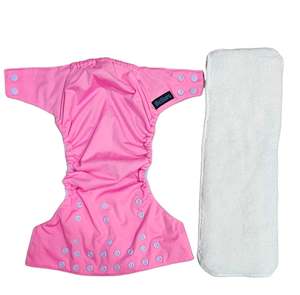 BeBops Reusable cloth Nappy :Light Pink