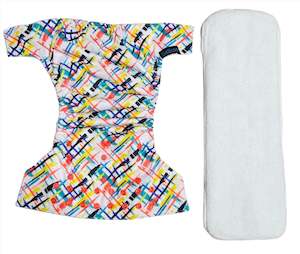 BeBops Reusable cloth Nappy :ISLAND VIBE