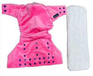 BeBops Reusable cloth Nappy :PINK