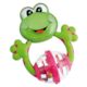 Frog Fun Plastic Teething Rattle