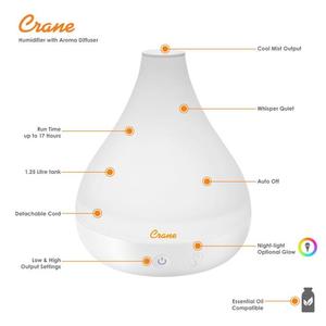 Cool Mist Humidifier + Aroma Diffuser