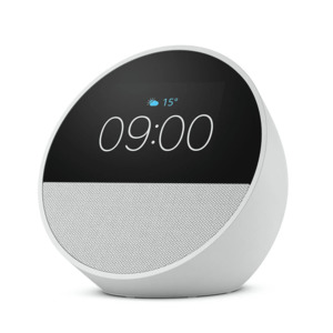 Amazon Echo Spot (Glacier White) - Need a Nerd