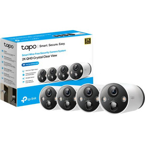 TP-Link Tapo Smart 2K Wire-Free Security Camera System (4 Pack) - Need a Nerd