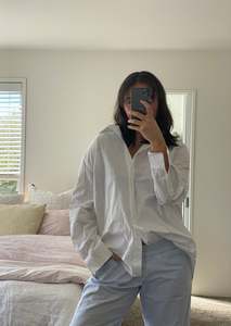 Button Down Boyfriend Tee
