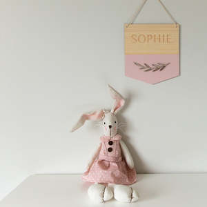 Personalised Decor: Personalised Laurel Name Banner