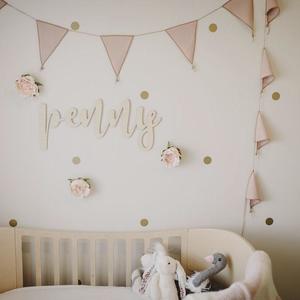 Personalised Decor: Bamboo Wall Name - other sizes, fonts and colours available