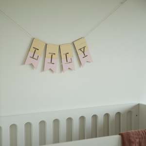 Maxi Bamboo Name Bunting