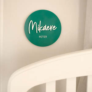 Personalised Acrylic Name Announcement