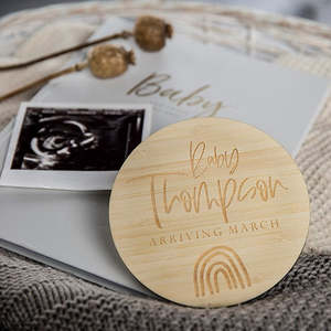 Personalised Rainbow Announcement Card