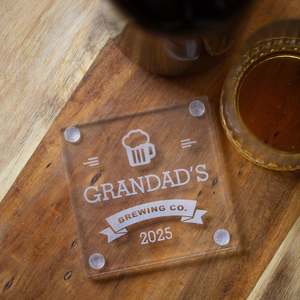 Gifts For Him: Personalised Father's Day Coasters