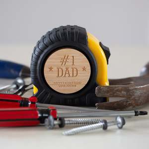 Gifts For Him: Personalised Tape Measure