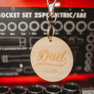 Gifts For Him: #1 Dad Key Ring