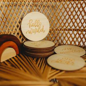 Lovely Lettering Baby Milestone Sets