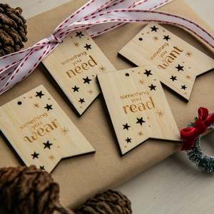 Twinkle Twinkle Want, Need, Wear, Read Tags (Unpersonalised)