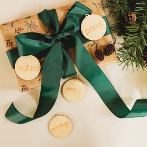 Te Reo - Etched Want, Need, Wear, Read Tags (Unpersonalised)