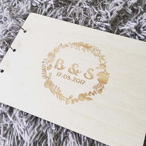 Journals Notebooks Guestbooks: Personalised Wedding Guestbook