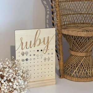 Personalised Earring Holder