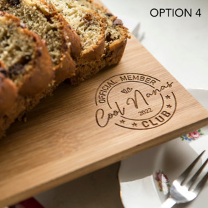 Personalised Bamboo Platter/Serve Board