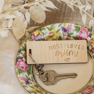 Mothers Day Collection: Much Loved Personalised Key Ring