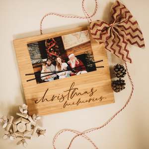 Personalised Photo Holders: Christmas Photo Holder