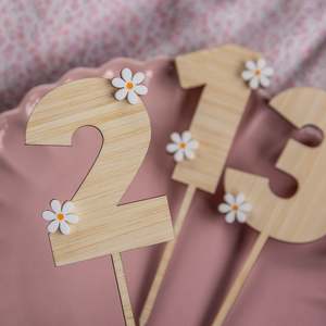 Cake Topper Collection: Dainty Daisy Cake Topper