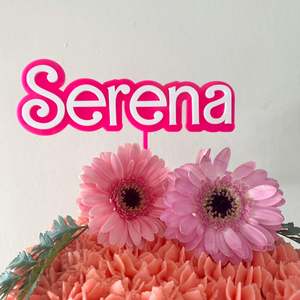 Cake Topper Collection: Barbie-inspired Personalised Cake Topper